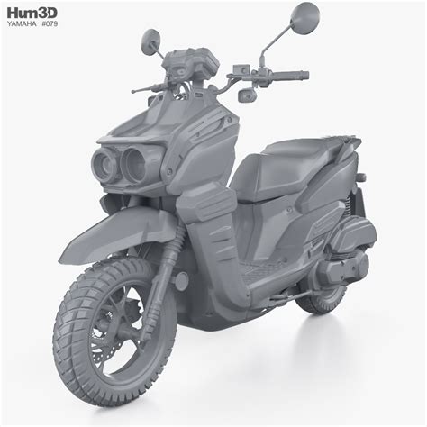 Yamaha Zuma 125 2022 3D model - Vehicles on Hum3D