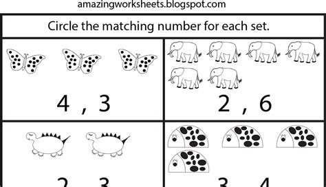 Free Printable Preschool Math Worksheets