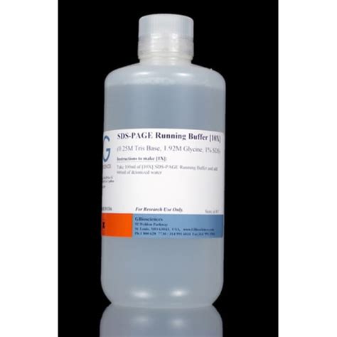 G-Biosciences SDS-PAGE RUNNING BUFFER [10X], 1 LITER, Quantity: Each of | Fisher Scientific