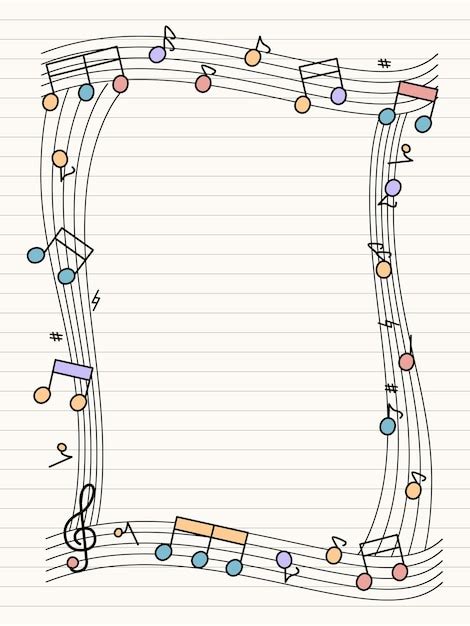 Music Lyrics Border Images - Free Download on Freepik