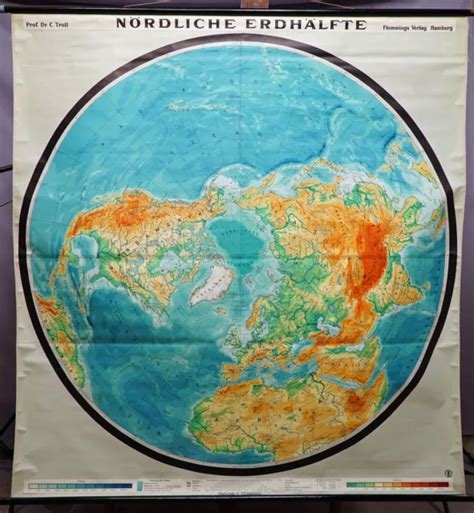 COUNTRYCORE WALLCHART NORTHERN Hemisphere Vintage Rollable World Map Poster £257.02 - PicClick UK