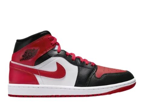 สนีกเกอร์ Jordan 1 Mid Bred Toe (W) | ซื้อ-ขายของแท้