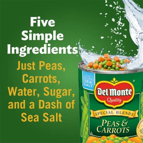 Del Monte® Special Blends Peas & Carrots Canned Vegetables, 14.5 oz ...