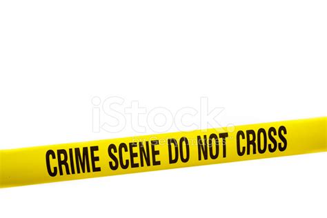 Crime Scene Tape With Clipping Path Stock Photo | Royalty-Free | FreeImages