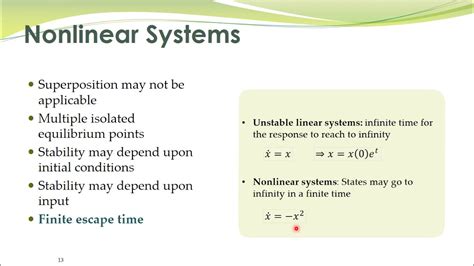 NCS - 02a - Introduction - Linear vs Nonlinear Systems - YouTube