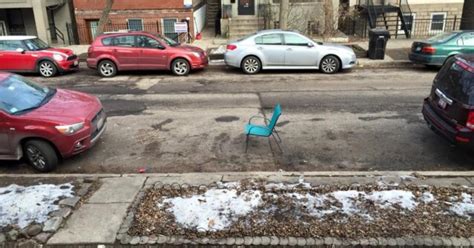 Photo Evidence: The Practice Of 'Dibs' Is Out Of Control - CBS Chicago