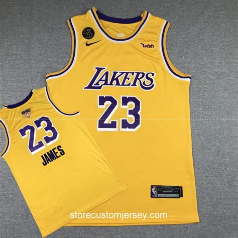 LeBron James #23 Los Angeles Lakers Gold 2019-20 Icon Edition Swingman ...