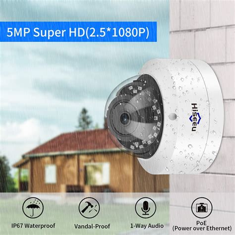 5MP PoE Dome Security Camera System | POE Security Camera System | Products | Hiseeu Technology ...