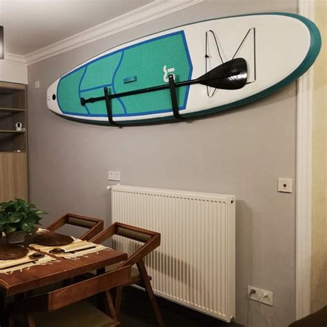 Onefeng Sports Surfboard Storage Rack SUP Wall Storage Rack Stand Up Paddleboard Wall Mount - As ...