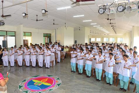 Lamp Lighting Ceremony held on 17-01-2018 - New Mangala College of Nursing