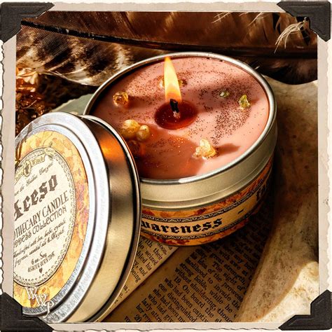 ACESO GODDESS CANDLE. 6 oz. For Comfort, Healing, Awareness, Family, R – WhiteWitchParlour.com