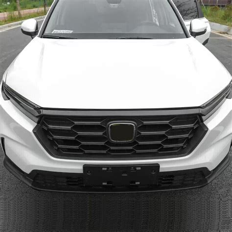 For 2023 Honda CR-V CRV ABS Black Front Engine Hood Grille Lip Strips Cover Trim | eBay