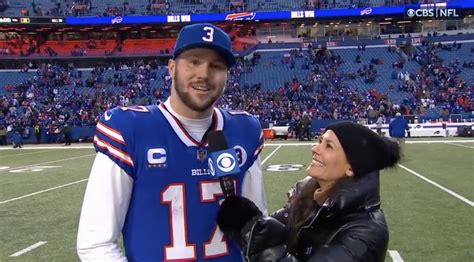 Josh Allen Shares Postgame Message For Damar Hamlin (VIDEO)