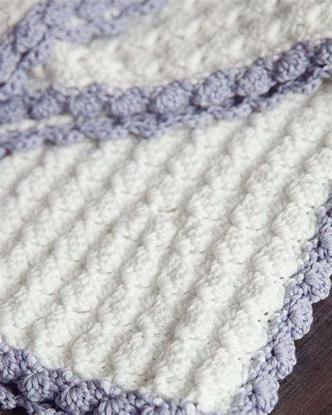 Crochet Shell Stitch Baby Blanket Pattern - Leelee Knits