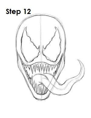 View 17 Venom Drawing Black And White Easy - fronttrendbook