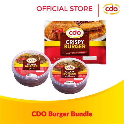 CDO Burger Bundle - CDO Foodsphere Online Exclusive | Shopee Philippines