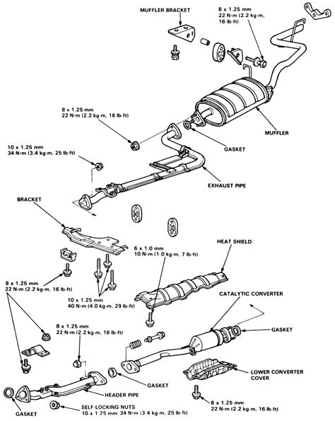 Exhaust System Diagrams 2000 Ford Ranger V6 1998 Ford Ranger