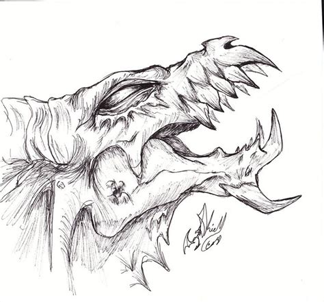 Scary Dragon Coloring Pages