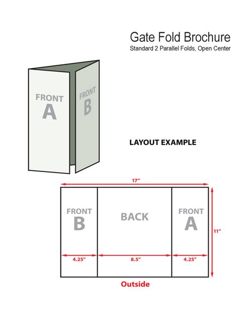 Gate Fold Brochure Template - 6 Free Templates in PDF, Word, Excel Download