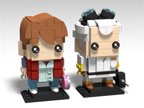 Back To The Future BrickHeadz | Lego art, Legos, Lego photography