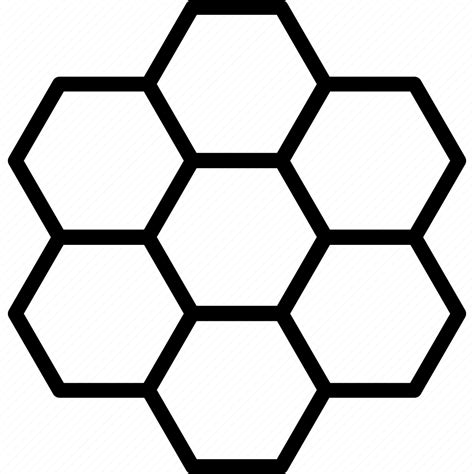 Cells, comb, hexagon, hexagonal, honey, honeycomb, pattern icon - Download on Iconfinder