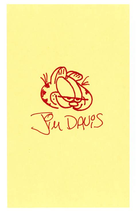 Hake's - JIM DAVIS ORIGINAL ART SKETCH OF GARFIELD.