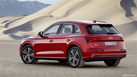 Audi Q5 | 2018MY (Color: Garnet Red) | Rear Three-Quarter