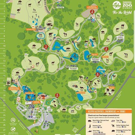 Taronga Western Plains Zoo Map