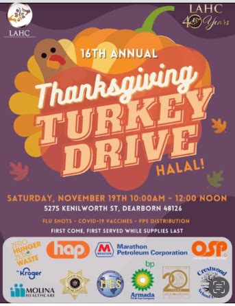 Thanksgiving Turkey Drive- November 19 | Miller Elementary