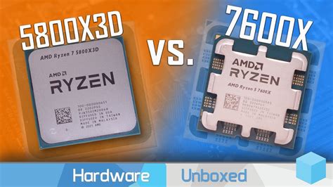 Ryzen 7 5800X3D or Ryzen 5 7600X? AM4 vs AM5: 50+ Game Benchmark - YouTube