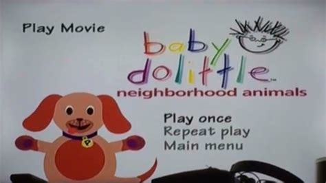 Baby Dolittle Dvd Menu