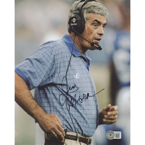 Jim Mora Signed Saints 8x10 Photo (Beckett) | Pristine Auction