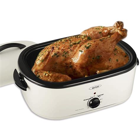 Buy 26-Quart Roaster Oven with Visible Glass Lid, Sunvivi Electric ...