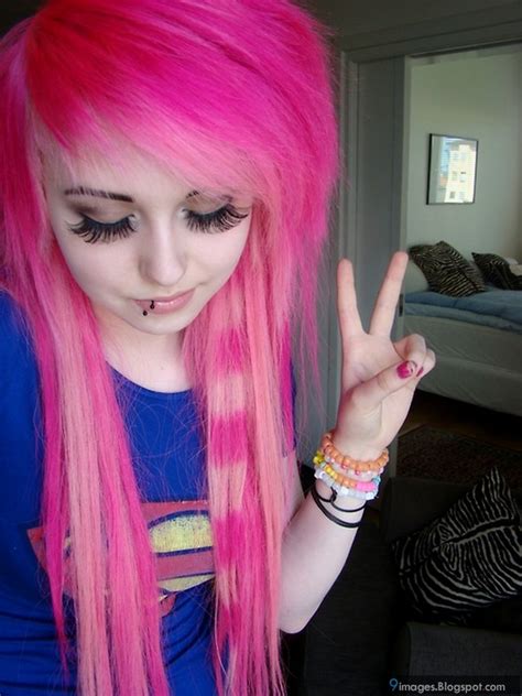 Pink hair emo girl | XXX Porn Library