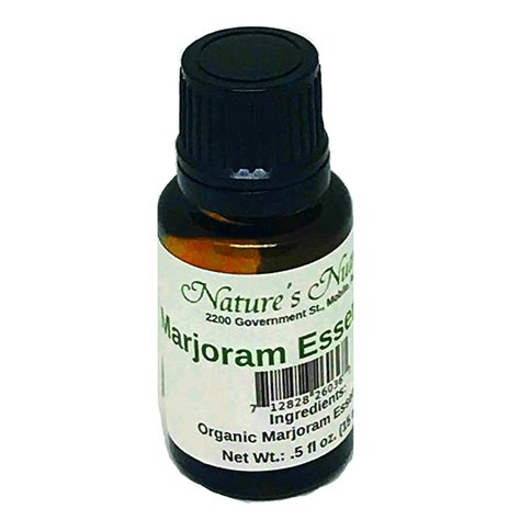 Marjoram Essential Oil – .5 oz | Nature's Nuance LLC