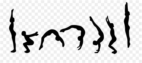 Free Tumbling Silhouette, Download Free Tumbling Silhouette png images ...