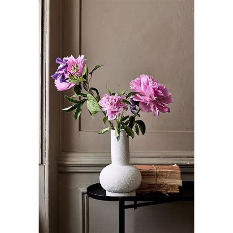 White Textured Vase | Home | George at ASDA