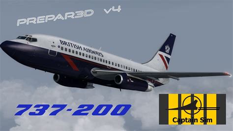 First Look - Captain Sim 737-200 in Prepar3Dv4 - YouTube