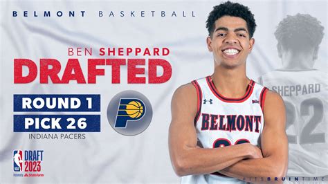 Ben Sheppard Selected by Indiana Pacers in First Round of 2023 NBA Draft - Belmont University