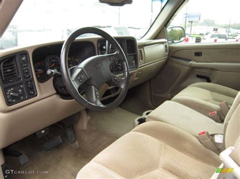 Tan Interior 2003 Chevrolet Silverado 2500HD LS Extended Cab 4x4 Photo #54933731 | GTCarLot.com