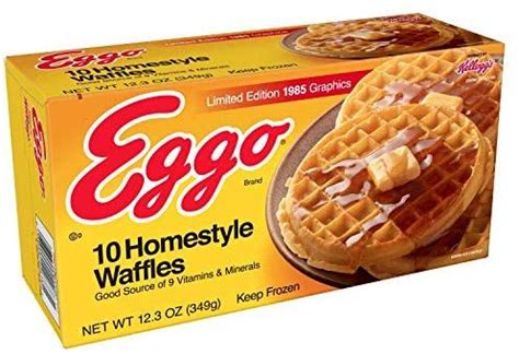 Kellogg’s Eggo, Frozen Waffles, Limited Edition 80’s Retro Homestyle ...