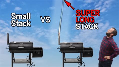 Does Stack Size Matter? How I increased airflow on the Oklahoma Joe's offset smoker - YouTube