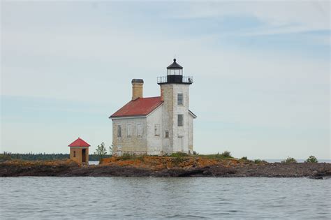 Gull Rock Lighthouse - Lake Superior - Travel the Mitten