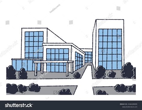 6,303 imágenes de University building drawing - Imágenes, fotos y vectores de stock | Shutterstock