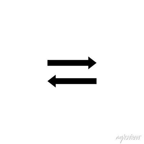 Swap icon symbol sign vector posters for the wall • posters white, web, vector | myloview.com