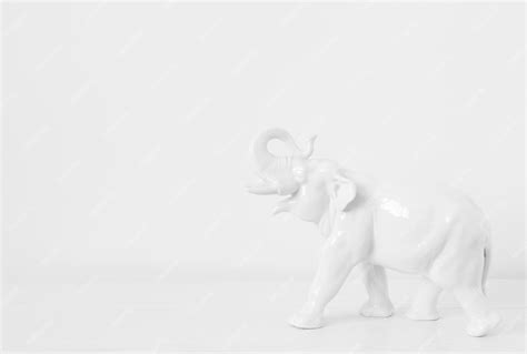 Premium Photo | White elephant on a white background porcelain elephant ...