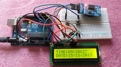 Arduino and DS3231 real time clock