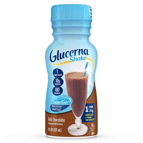 Abbott Glucerna Shake For People with Diabetes 8 oz (Pack of 24)