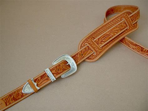 Original Model Hand-Tooled Leather Guitar Strap