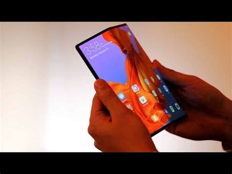 Huawei announces foldable 5G phone with 8-inch OLED screen - YouTube